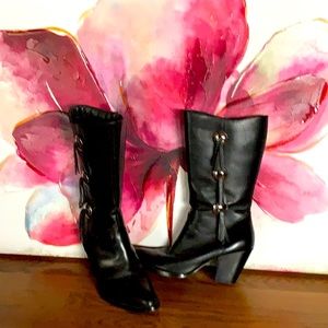 Harley-Davidson Boots, black leather